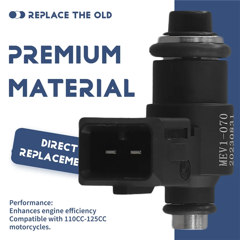 

NEW-2X MEV1-070 MEV1-003 Two Holes Motorcycle Fuel Injector Nozzle For 110CC-125CC Motorbike Accessories