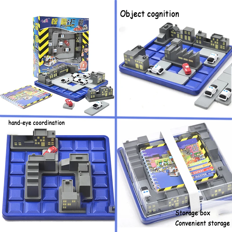 Samochód zabawka Model labiryntu przygodowa gra edukacyjna gra trenująca mózg Montessori Intelligence Logical Thinking