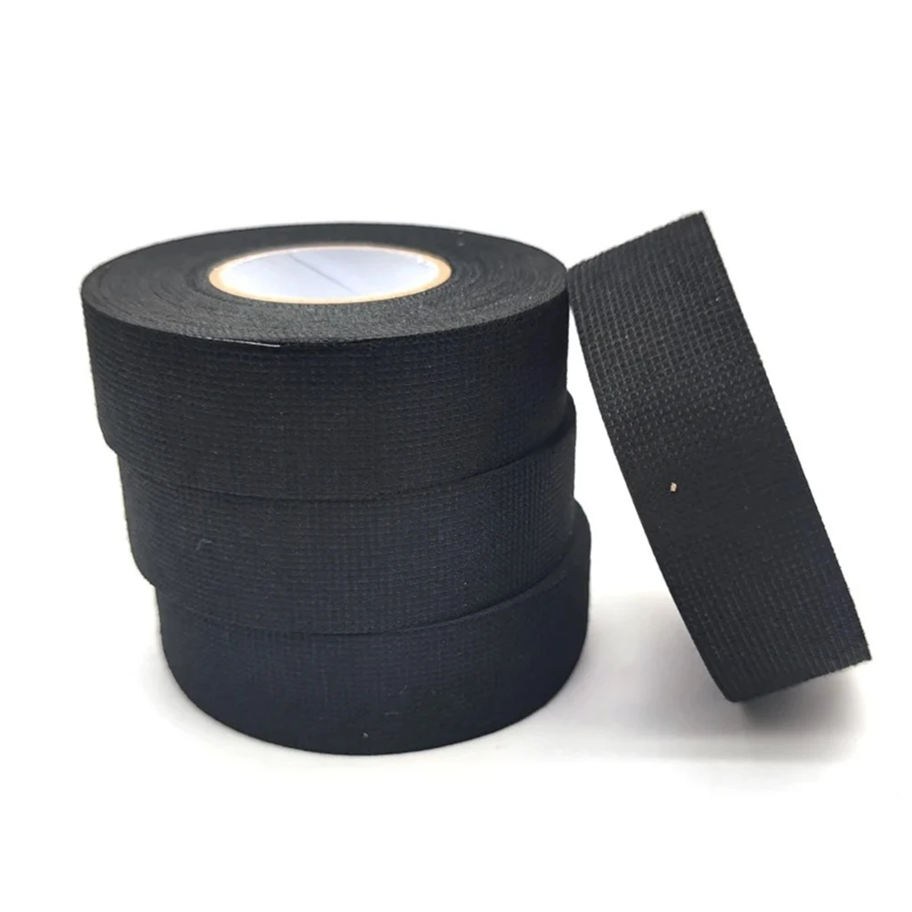 Electrical Tape Heat Resistant Harness Tape Insulation Automotive Fabric Cloth Tape For Car Cable Harness Wiring Loom Protection