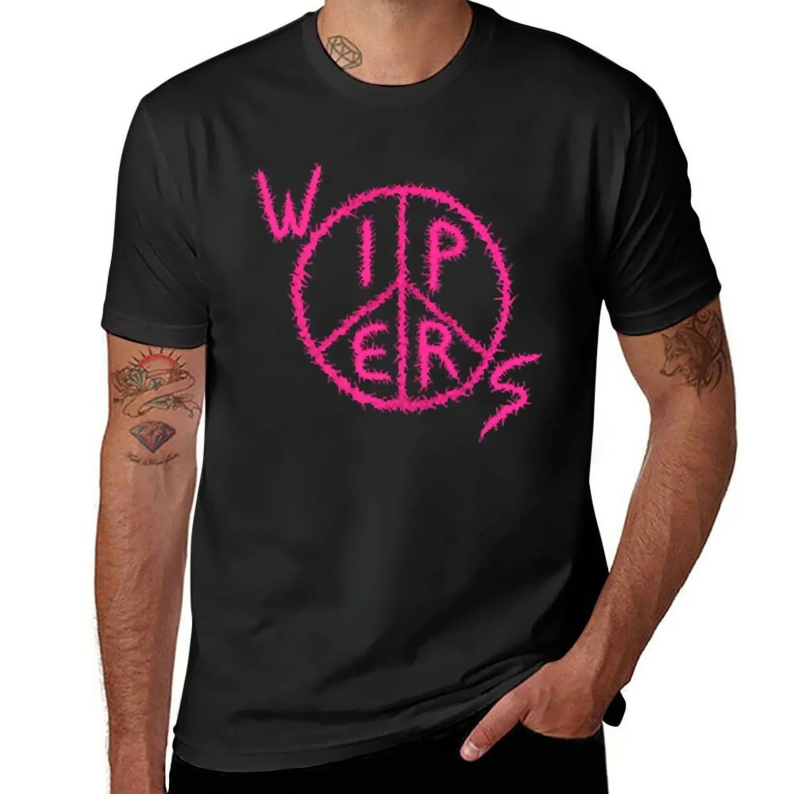 New Wipers band logo classic t shirt T-Shirt plain t-shirt plus size tops Short t-shirt t shirt man mens tall t shirts