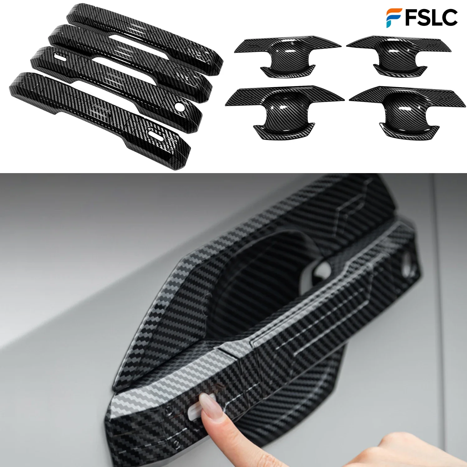 

⭐Genuine⭐ For Toyota Land Cruiser Prado J250 Lexus GX 550 2024 2025 ABS Plastic Car Door Handle Bowl Cover Trim 8pcs Decoration