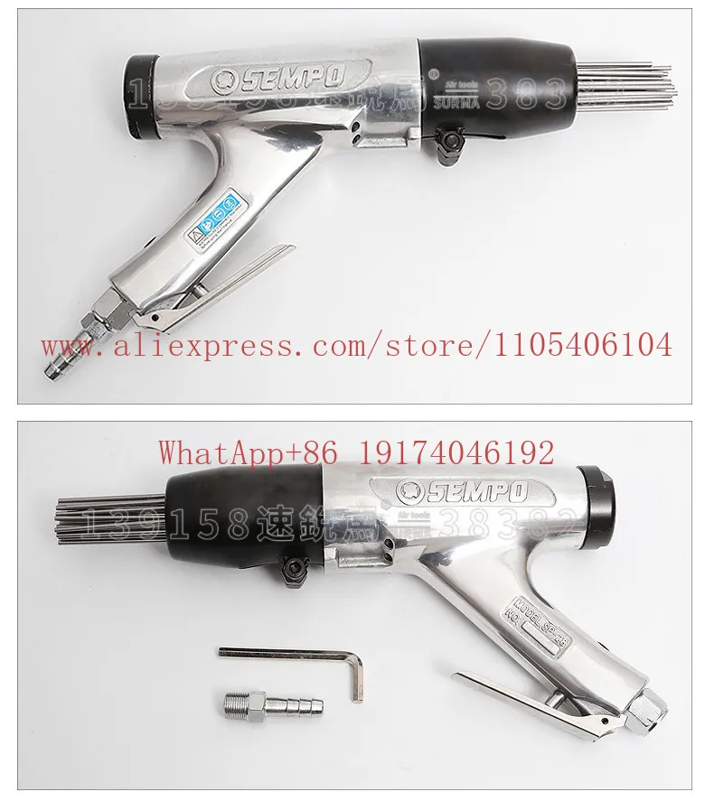 

Pneumatic SP-20/24/28 strong derusting 12/23/28 needle steel plate iron plate derusting machine