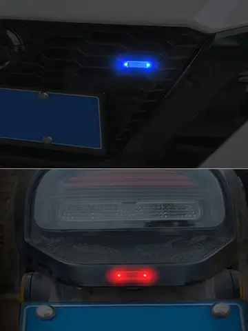 Mini LED Solar Power Car Warning Light Night Security Simulated Alarm Wireless Anti-Theft Caution Lamp Flashing Dummy Alarm Lamp