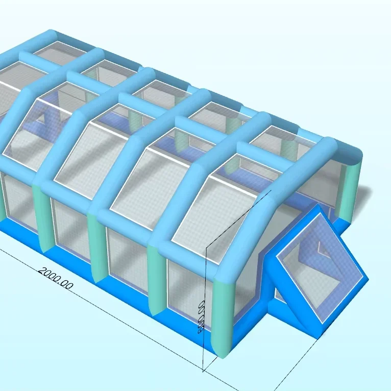 Customized Inflatable Football Court Outdoor Soccer Game Field for Events and Rental