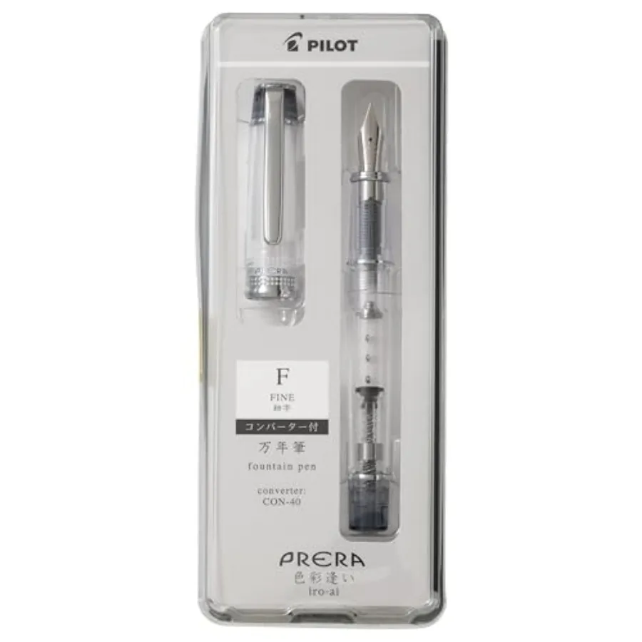 

PFPR1TBF PRERA Fountain Pen, Color Matching, F, Fine Point, Transparent Black