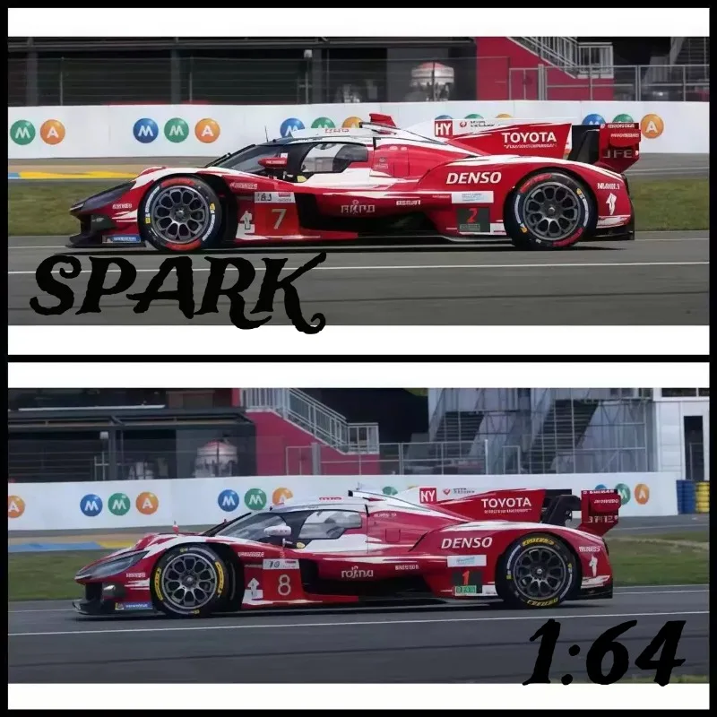 SPARK 1:64 TOYOTA TR010 HYBRID 2026 Le Mans 24H Endurance Race Die-Casting Alloy Car Model Collection Souvenir.