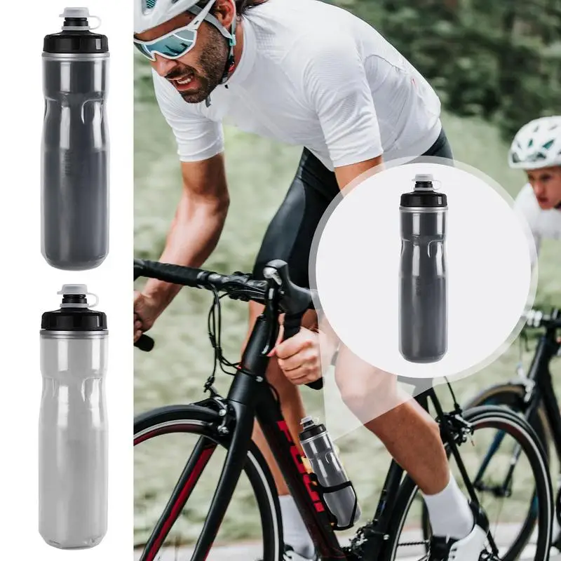 Sports Water Bottle 720ml Cycling Sports Water Kettle Cup Heat Preservation Function Riding Accessories For Long Ride City