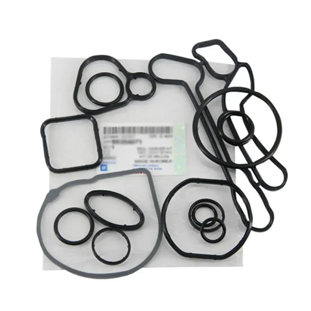 93186324 55354071 For Chevrolet Cruze Aveo Engine Oil Cooler Gasket Seal Suit Oil Radiator Repair Kit Car Accessories