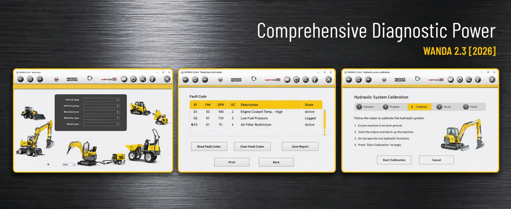 EPC-SOFTWARE WACKER NEUSON DIAGNOSTIC SOFTWARE WANDA 2.3 [2026]