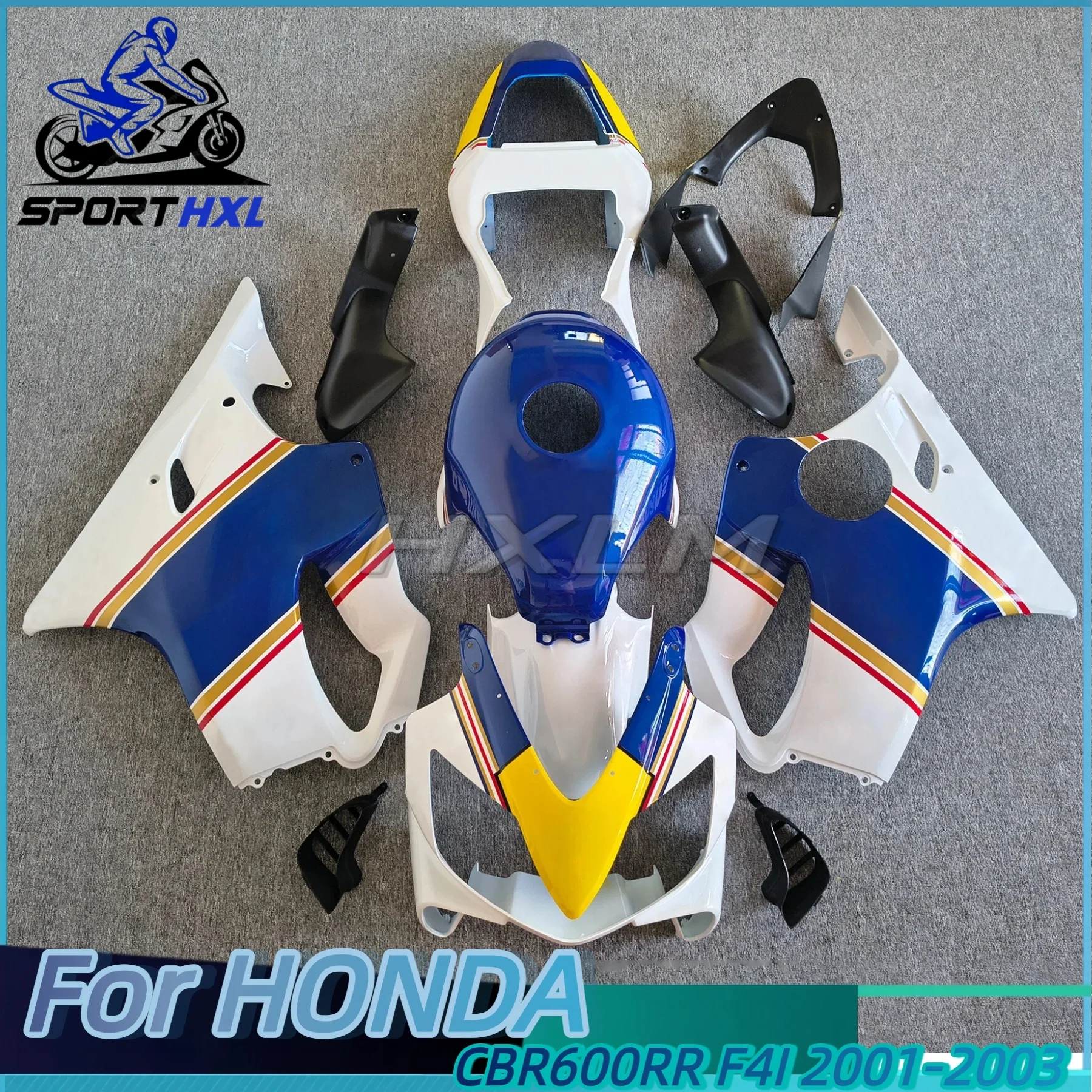 

ABS For CBR F4i 2001 - 2003 Motorcycle Fairing CBR600F4i 01 Black Red Fairings CBR 600 2002 Plastic Fairings Unpainted