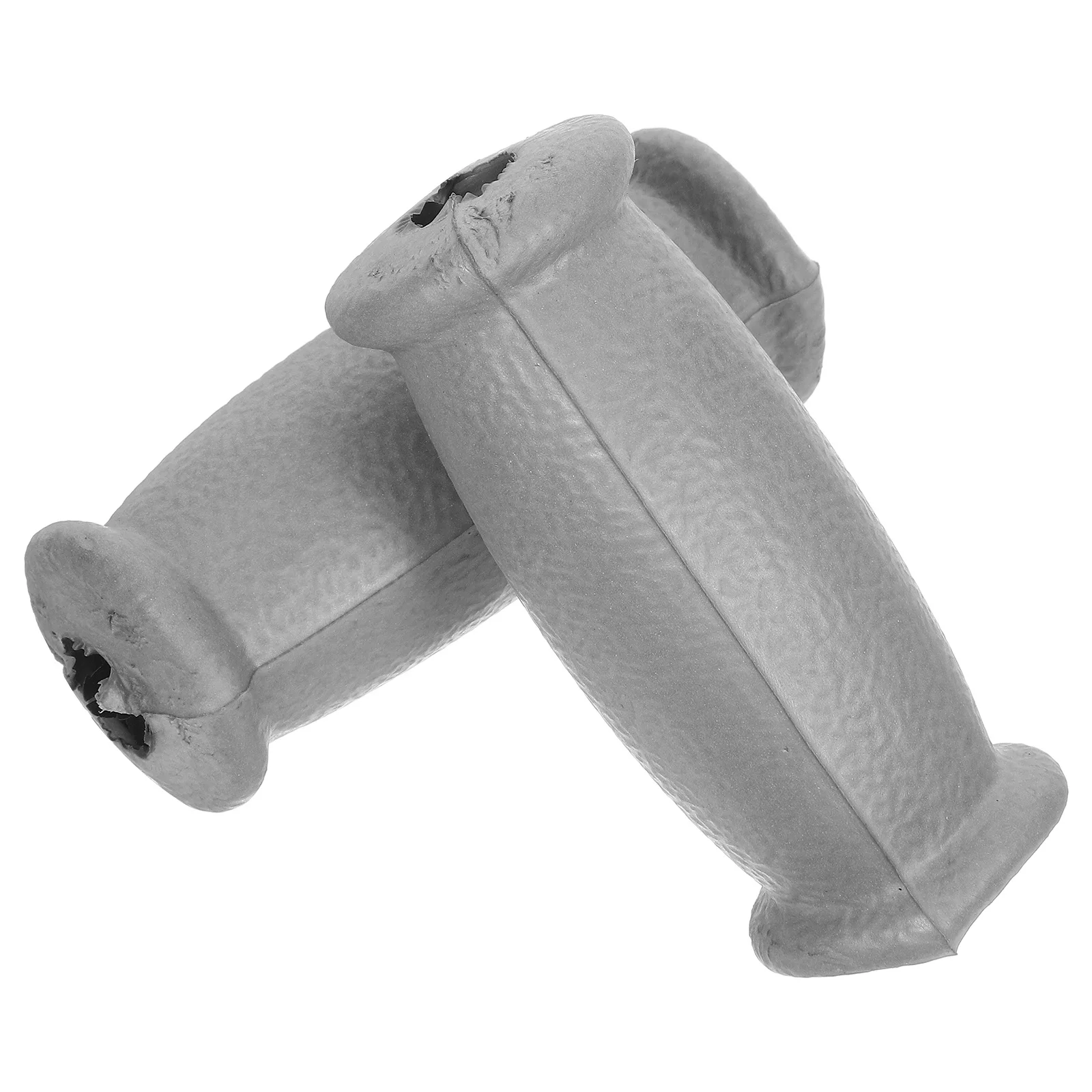 

Pair Rubber Crutch Accessories Durable Anti-Slip Hand Grip Replacement Protects Hands Fits Most Standard Crutches Grey