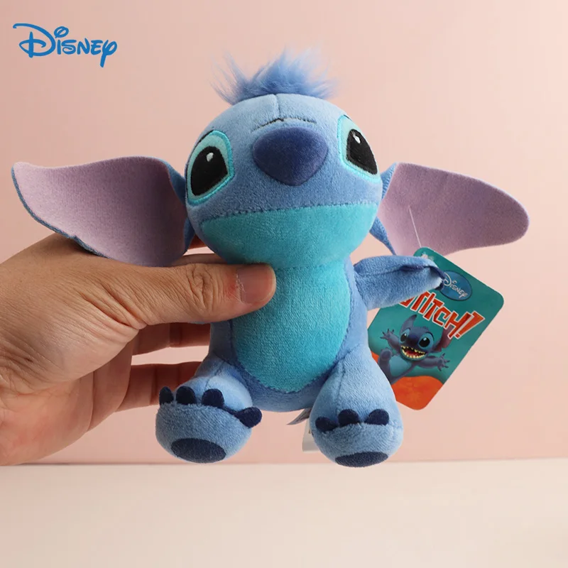 

12 см милые плюшевые брелки с героями мультфильмов Диснея для девочек, рюкзаки, небольшой кулон, мягкие игрушки, подарки на Рождество и день рождения для детей