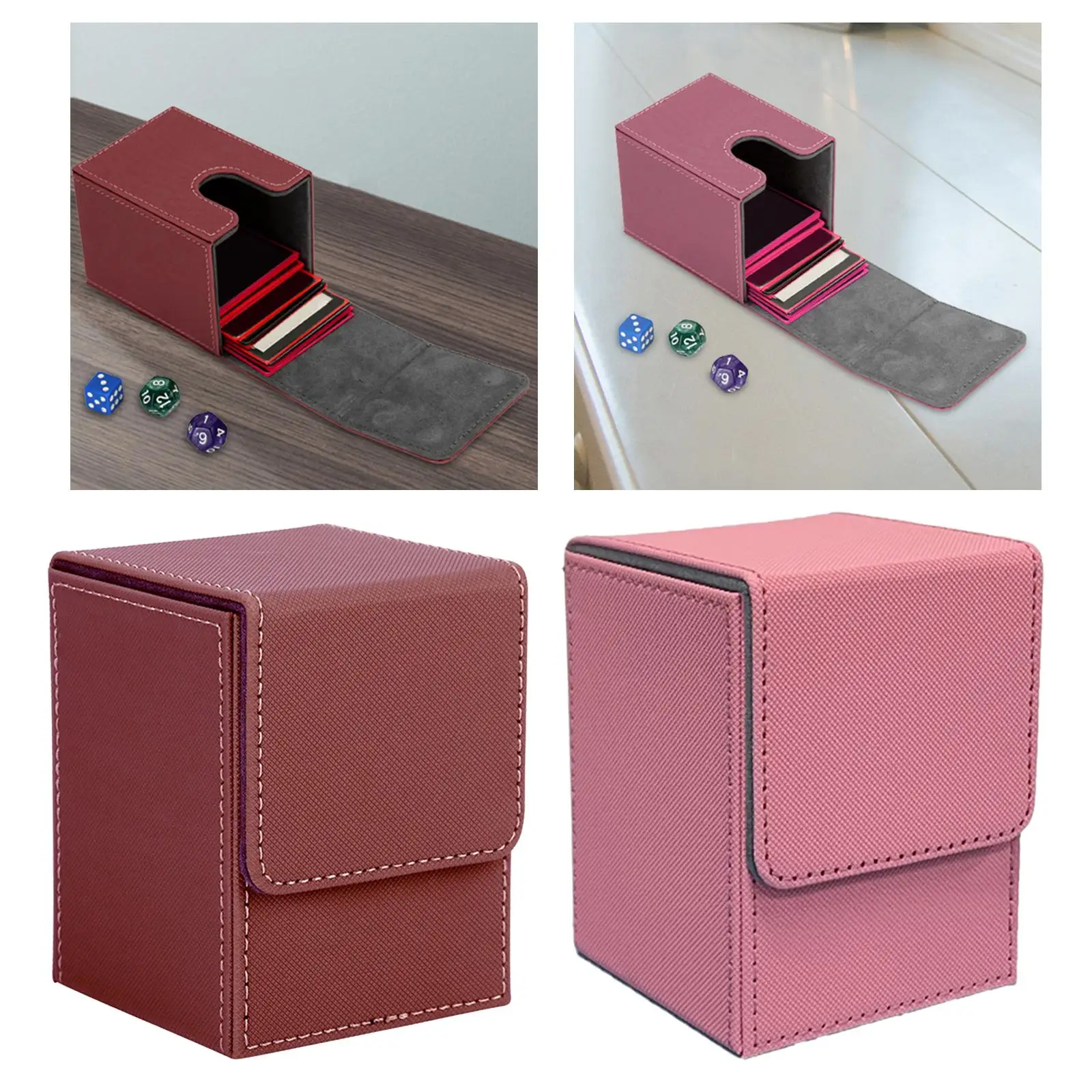 Trading Card Deck Box Cards Holder Game Card Protectors Card Deck Storage Box