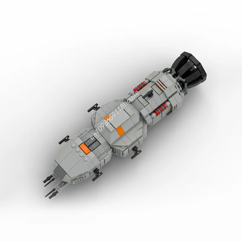 498 elementów MOC Rocinante Mini Model Klocki konstrukcyjne kreatywne zabawki dla dzieci Architektura Urodziny Cegły Prezenty świąteczne