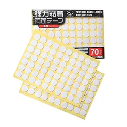 70pcs! Rotonda Double Sided Nastro di Schiuma bianca Forte Pad di Montaggio Adesivo Nessuna Traccia Sticker per foto FAI DA TE scrapbooking matrimonio