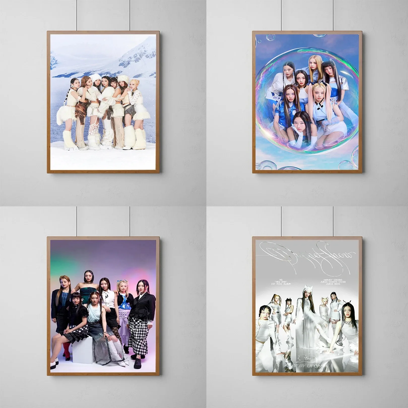 Kpop Girls Group XG Poster Posters for Wall Decor Home Decorations Decorative Paintings Canvas Room Art Decoration The Painting