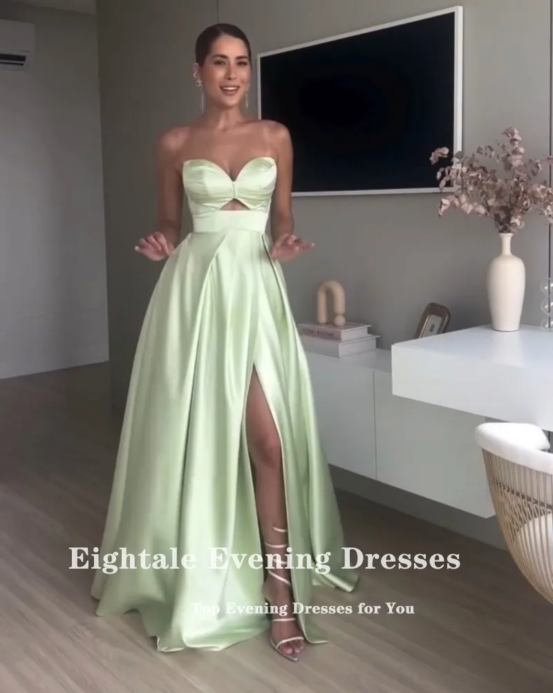 Robe De soirée arabe en Satin, personnalisée, longueur au sol, ligne a, Corset, robe De soirée De mariage, robes De Gala