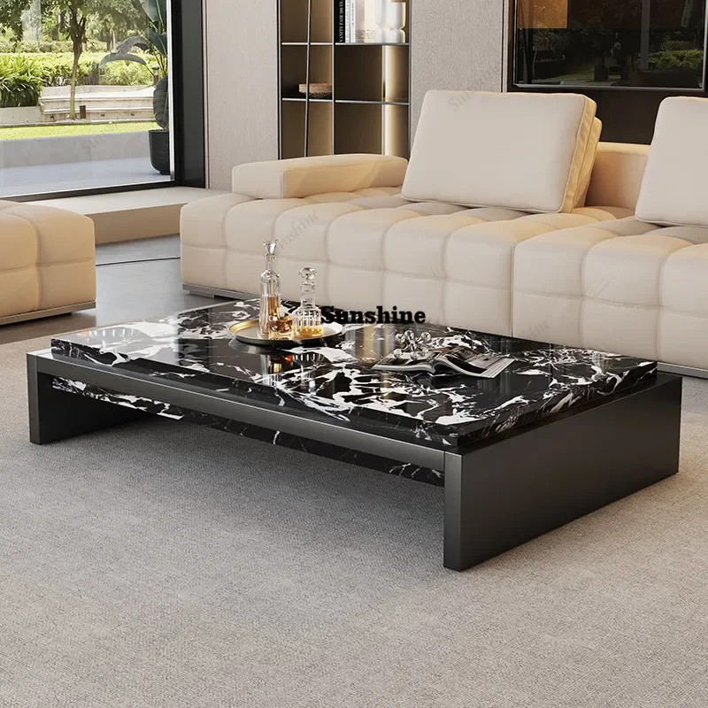 

Living Room Rectangular Coffee Table Simple Aesthetic Books Big Coffee Table Luxury Premium Muebles Para El Hogar Furnitures FT