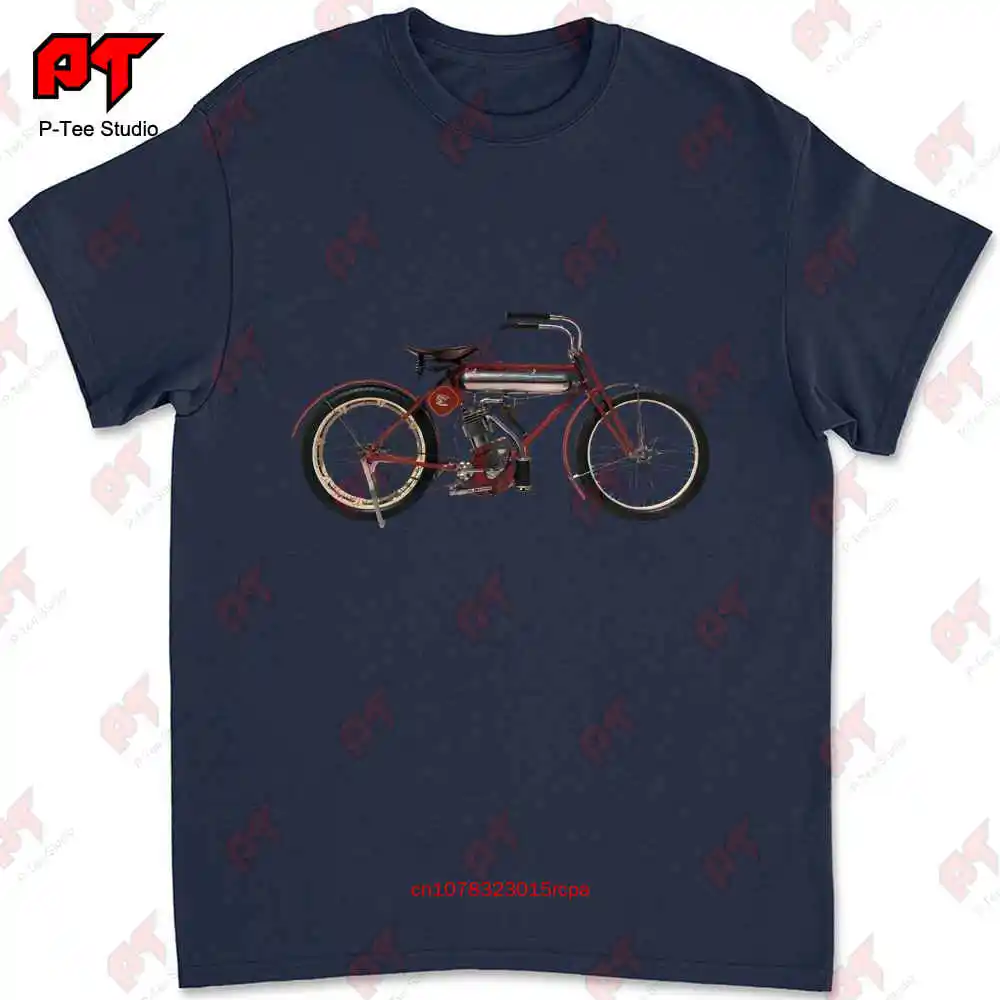 Motorcycle Marsh&Metz Mm Roadster 1909 Biker T-shirt VM9D