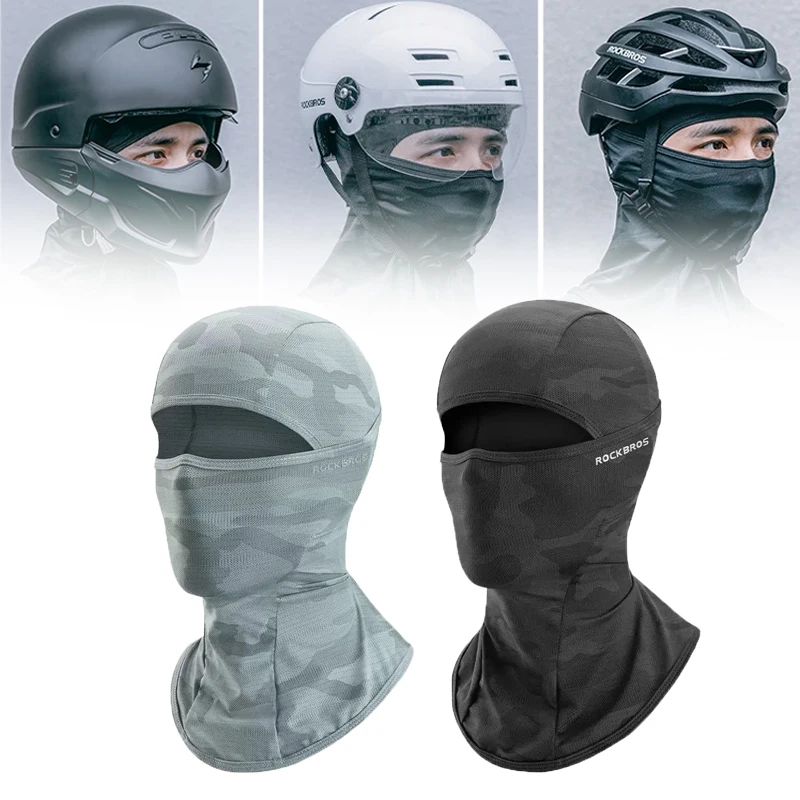 Sun protection headgear, full-face motorcycle and bicycle riding UV mask, scarf, ice silk, spring and summer  men women