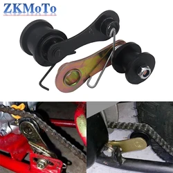 Chain Tensioner Spring Roller Slider Guide Adjuster Wheel Pulley Kit Fit For Dirt Pit Mini Bike Moto ATV Quad Scooter Motor Part