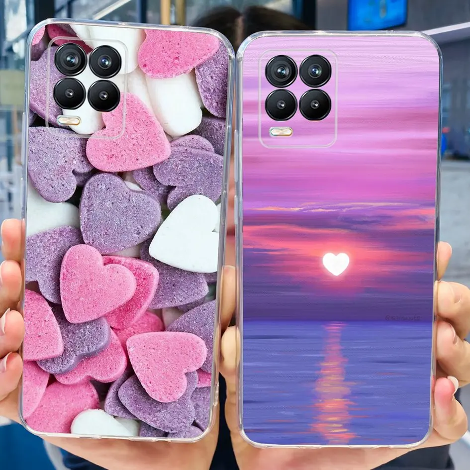 For Realme 8 Case Realme 8 5G Cover New Fashion Space Painted Soft Silicone Phone Case For Realme 8 Pro 8i RMX3085 Realme8 Coque