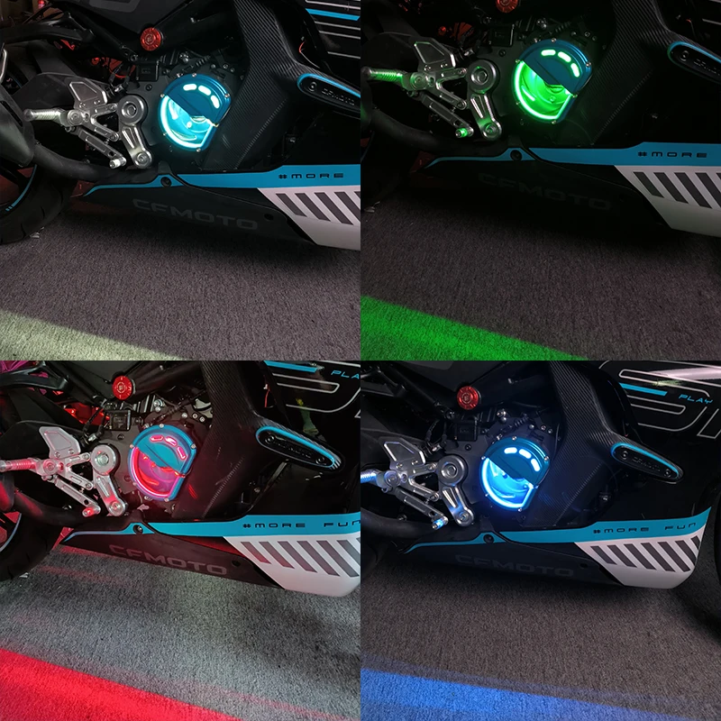 Transparent Clutch Cover Engine Side Cover Chain Cover for Spring Breeze 450SR 450SRS 450NK Modified Motorcycle Accessories