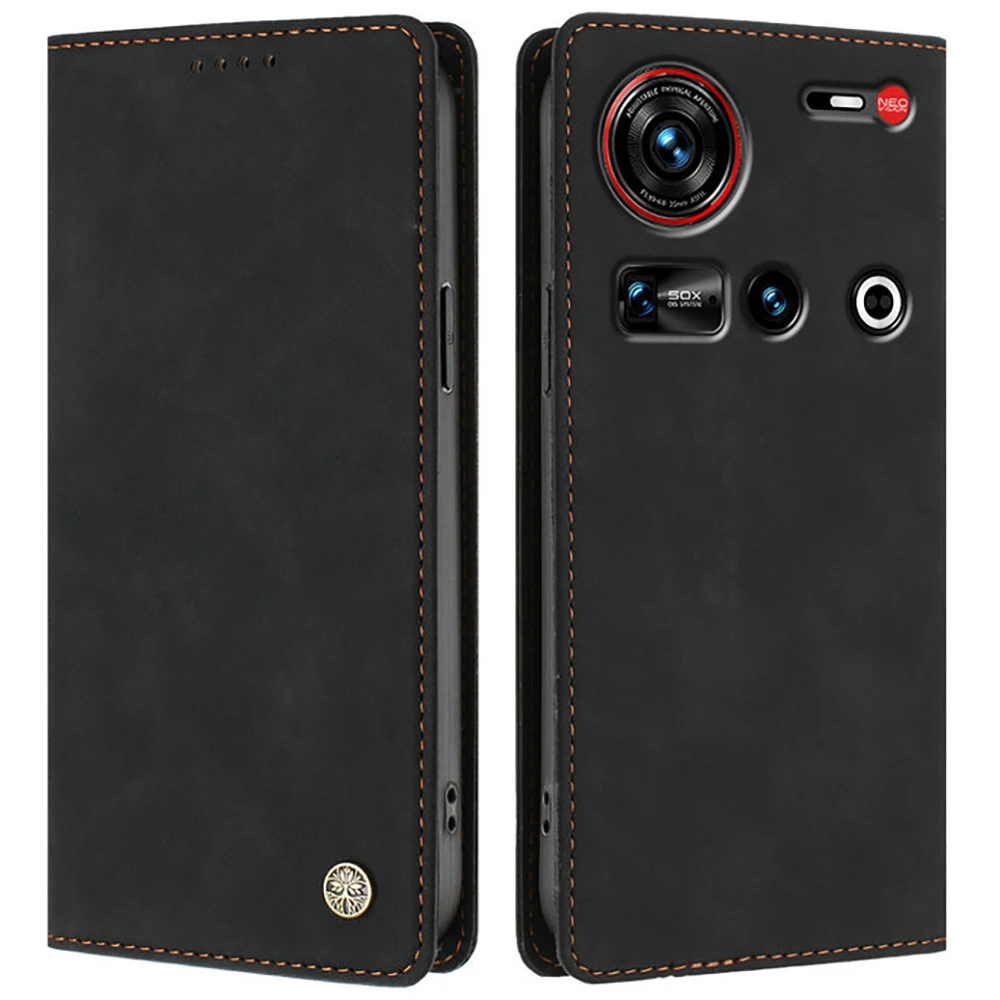 LUXURY Case For ZTE Nubia Z80 Ultra 5G RFID Leather Wallet F