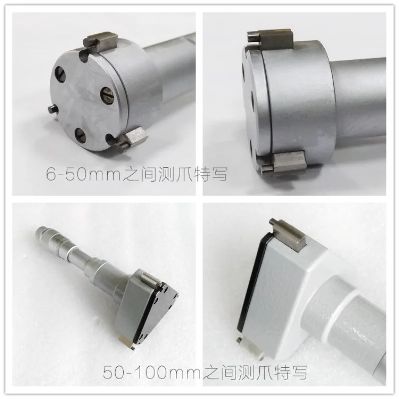 Electronic digital display three jaw/three-point inside micrometer 0. 001 for measuring the circular hole bearing