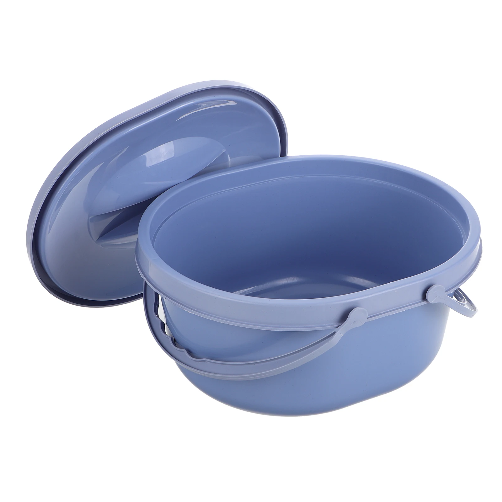

Portable Camping Toilet Bucket with Lid Adult Size Home Travel Potty Seat Double Handles Outdoor Urine Pot Thickened Design