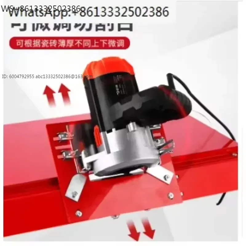 Portable ceramic tile chamfering machine high precision desktop multi-function edging small 45 degree dust-free cutting bevel