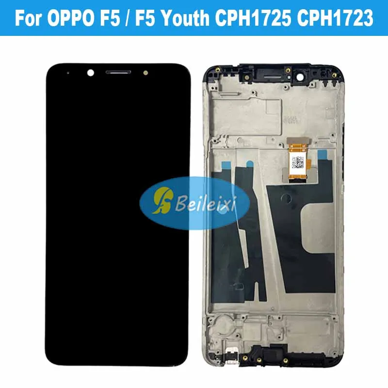 For OPPO F5 Youth CPH1725 LCD Display Touch Screen Digitizer Assembly For OPPO F5 / F5 Plus CHP1723 CHP1727 CPH1723 CPH1727