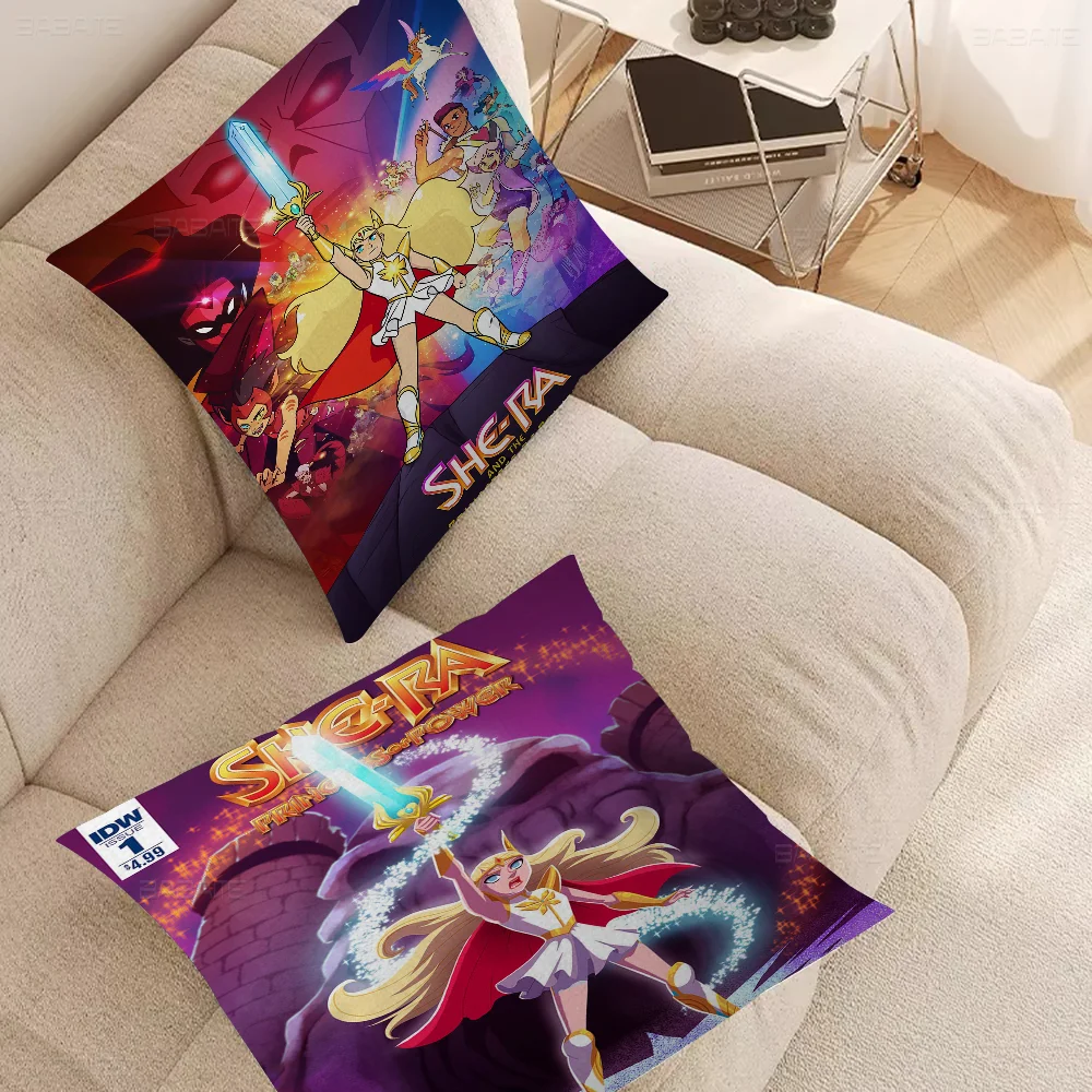 She Ra And The Princesses Of Power Office Cushion Pillowcase Car Cushion Cover45X45CM Lumbar Pillowcase Sofa Pillowcover