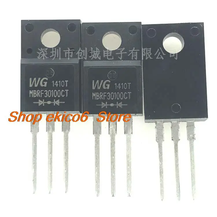 

10 шт., MBRF30100CT MBRF30100 B30100G 30A100V TO220