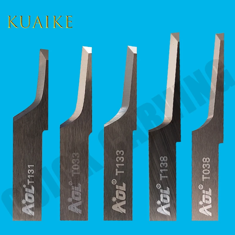 Aol T131 T033 T133 T038 T138 Lâmina de Carboneto de Tungstênio Faca Oscilante Máquina de Corte Cnc Faca de Arrasto Cortador de Lâmina Vibratória