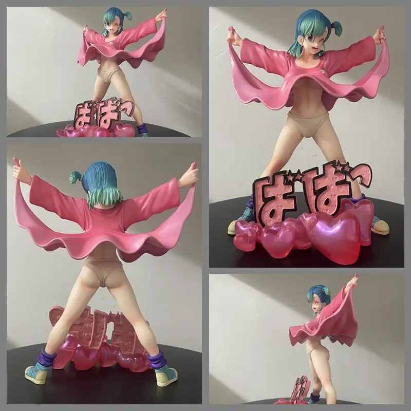 

In Stoc Dra Gon Ba Ll Z Bulma Figure Bulma Action Figures Model Pvc Statue Collection Dolls Desk Decoration Toys Christmas Gifts