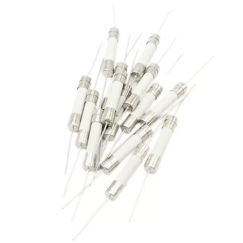 5pcs 10A 12A 15A 20A 25A 30A 250V 6*30mm Miniature Fuses 6x30mm Axial Lead Ceramic Fuse