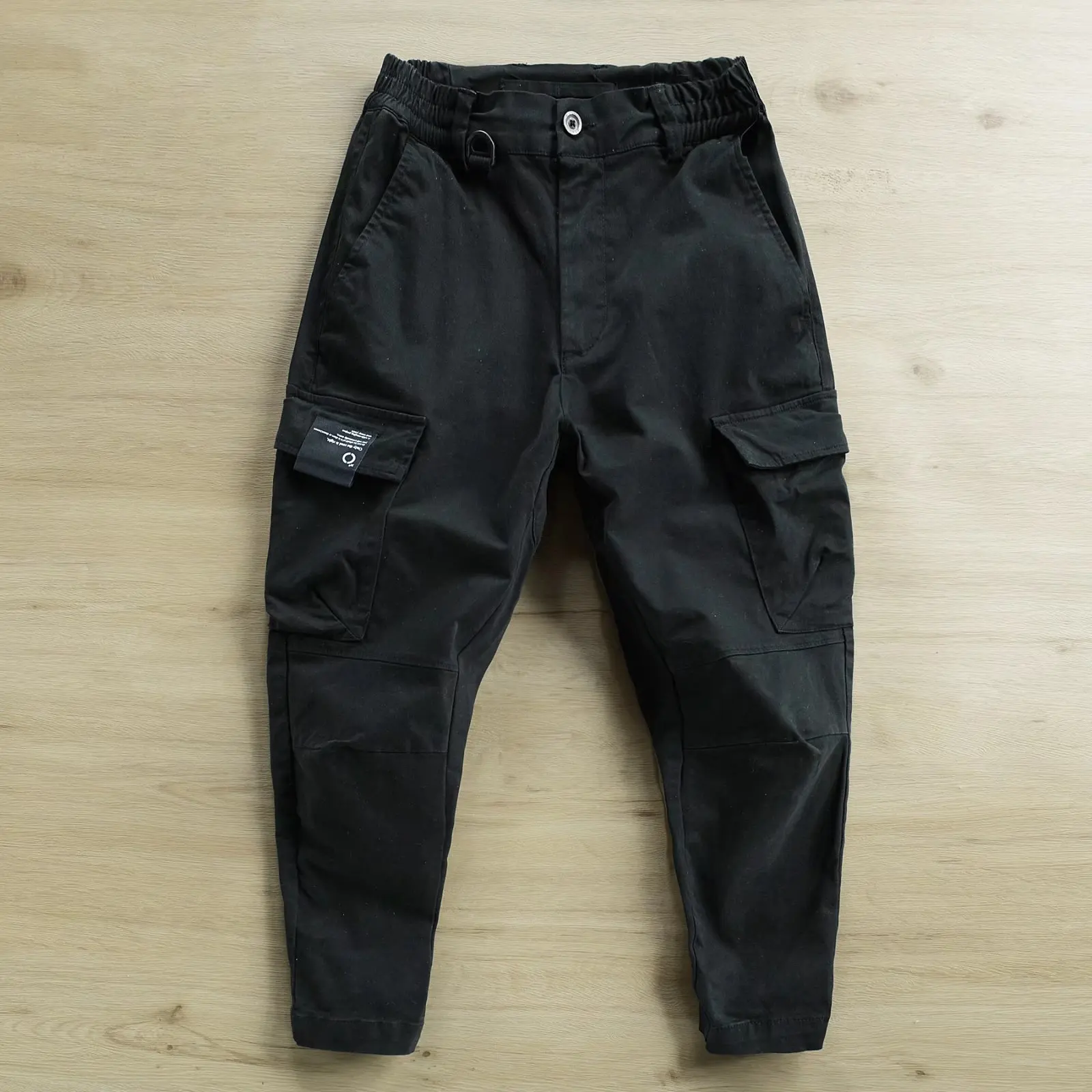 

Мужские повседневные брюки свободного кроя в стиле ретро для работы и активного отдыха, весна-осень, из хлопкового канваса, удобные, дышащие, антибактериальные