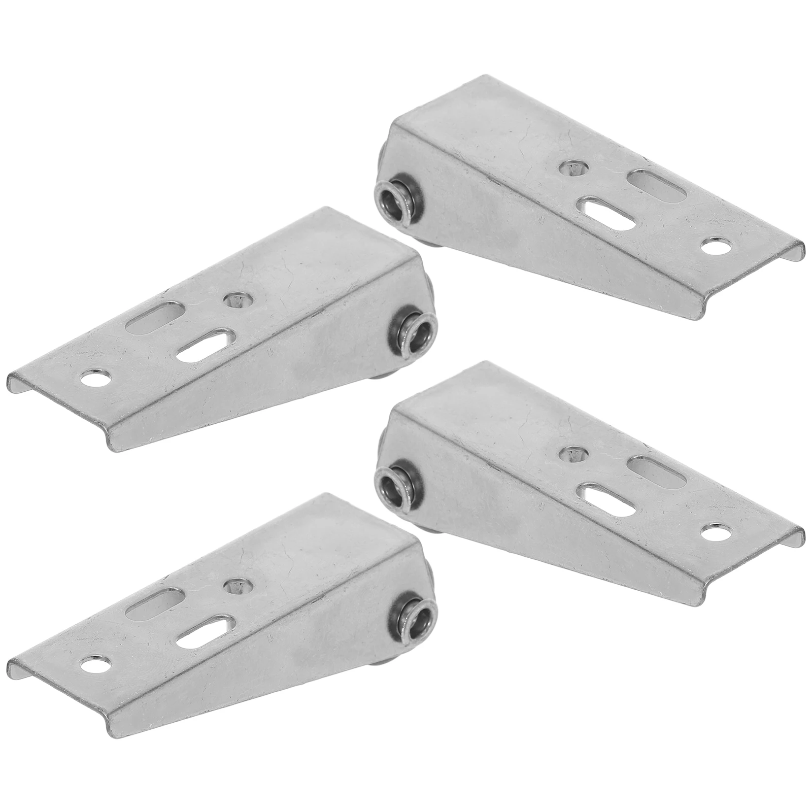 

4pcs Heavy Duty Sliding Door Pulley Single Wheel Galvanized Track Roller Vertical Installation Garage Closet Hardware Kit