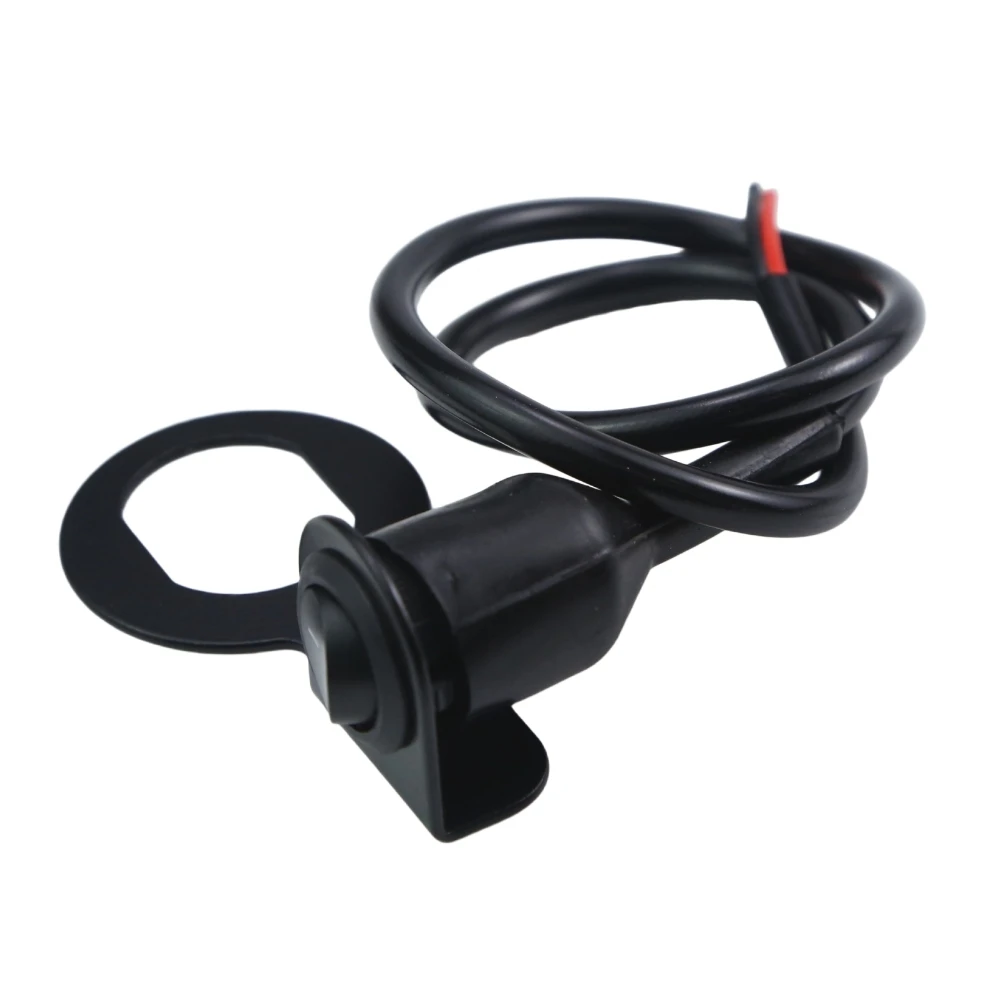 Motorcycle Handlebar Mounted ON OFF Switch 12V Waterproof 2 Wire Control Switch For LED Spotlight Fog Light