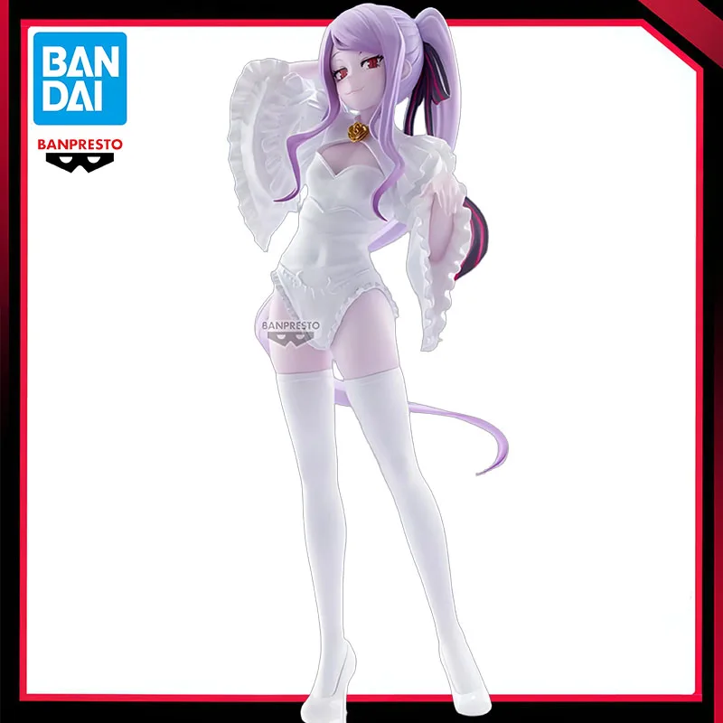 

Bandai Genuine BANPRESTO GLITTER&GLAMOURS OVERLORD SHALLTEAR WEDDING Anime Action Figure Collectible Model Toys Ornaments Gift
