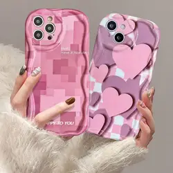 Phone Case For Samsung Galaxy S24 Ultra A54 A55 A35 A24 A25 A15 A33 A34 A31 A32 A51 A52 A53 A71 A72 Soft  Flower Letter Cover