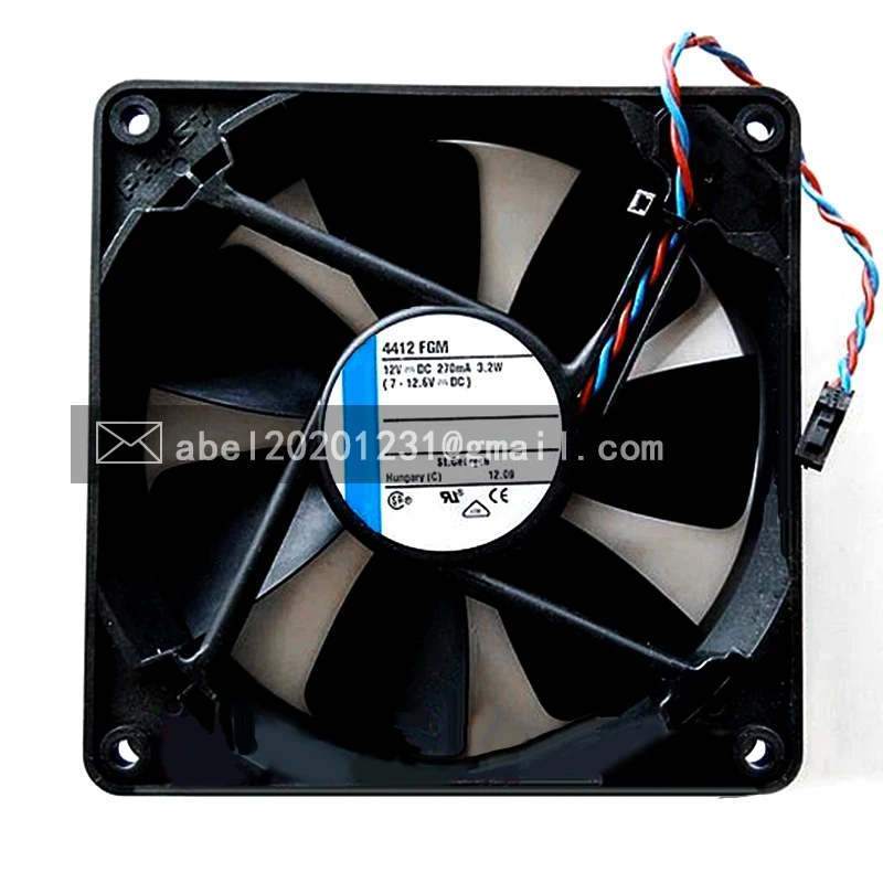 

BRAND NEW ORIGINAL 4412FGM 4412 FGM DC 12V 3.2W COOLING FAN 12025 120*120*25 MM 12CM