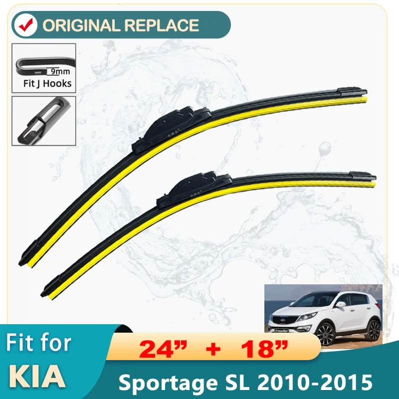 Windshield Windscreen Car Wiper Blades For Kia Sportage SL Front Rear Window Wiper 2010 2011 2012 2013 2014 2015