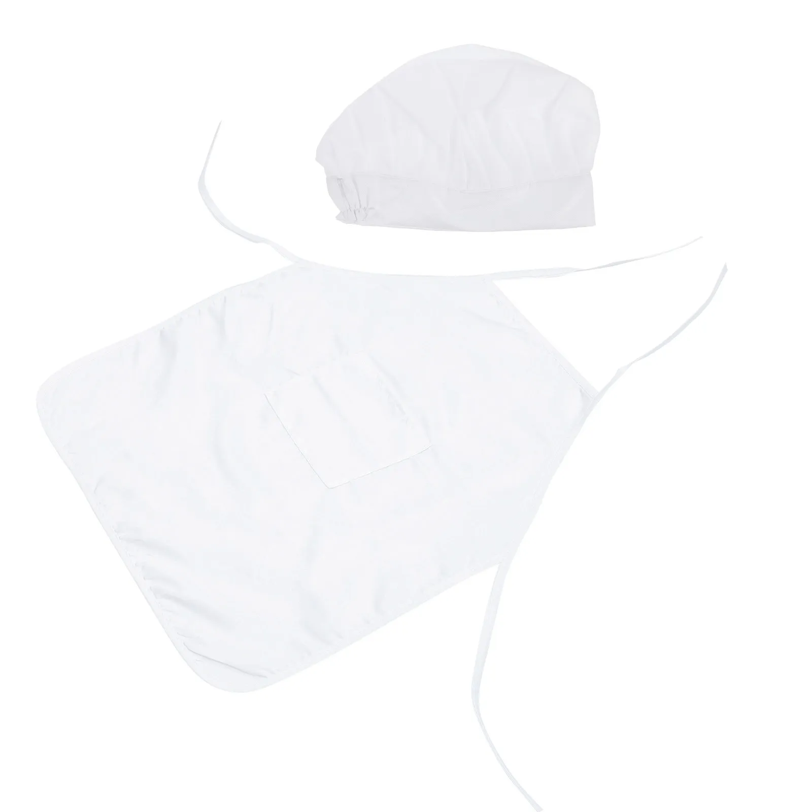 1Set Chef Hat and Apron Newborn Baby Photography Costume Set Soft Breathable Premium Material for Baby Shower Birthday Party