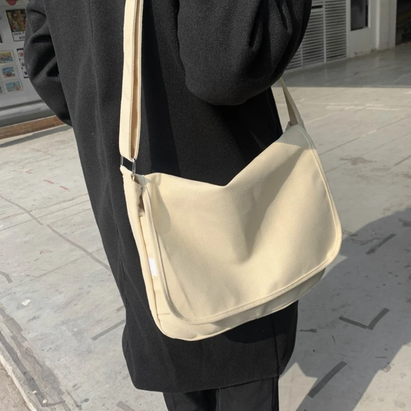 Borsa a tracolla casual da donna Borsa a tracolla nera Borsa a tracolla da uomo capacità