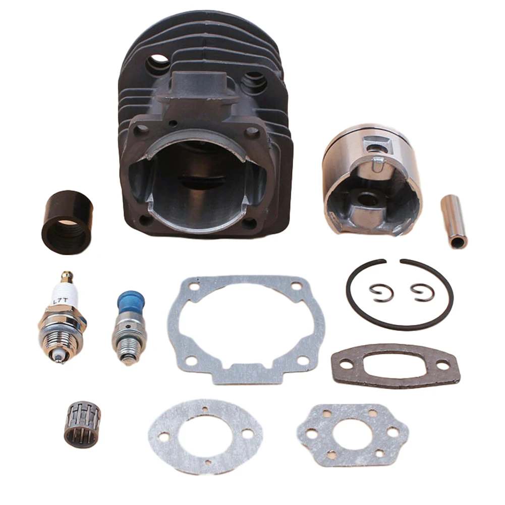 Imagem -05 - Kit de Pistão do Cilindro com Kit de Ingestão para Husqvarna Peça Motosserra Junta para Husqvarna 50 51 55 Nikon 46 mm Conjunto