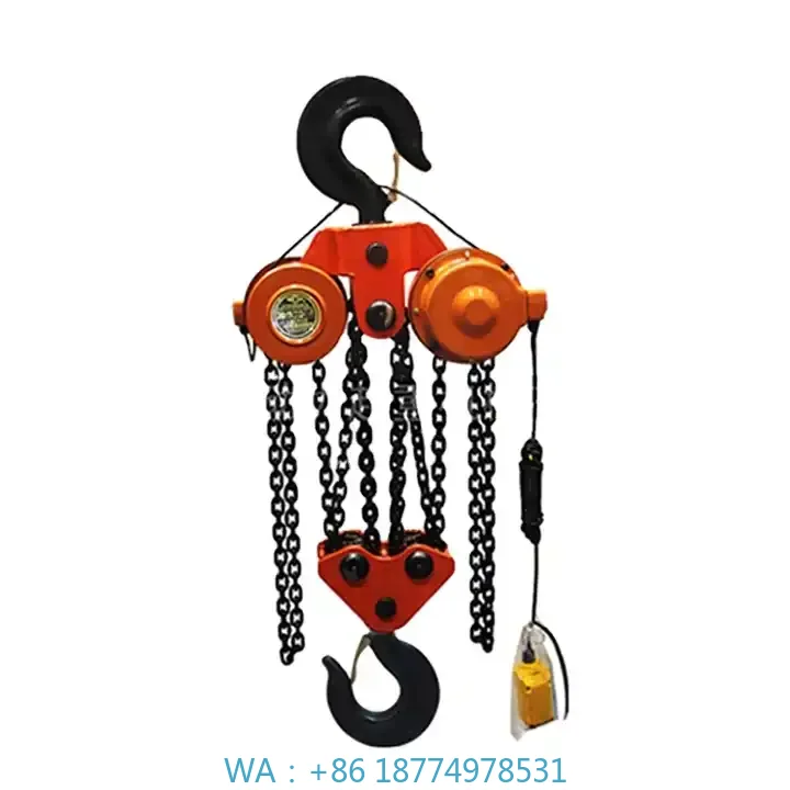 Chain Hoist 3 Meter Electric Hoist for Oil Tank Lifting Hot Sale 7.5 Tons Electric