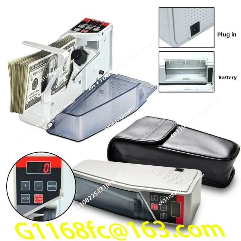High V30V40 Foreign Currency Counting Machine Handheld Household Small Portable Multi Country Currency Counting Machine