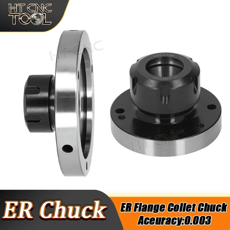 80mm/100mm/125mm Durchmesser ER16 ER20 ER25 ER32 ER40 Spannzangenfutter Hochpräzises Spannzangenfutter aus Kohlenstoffstahl für CNC-Fräsen